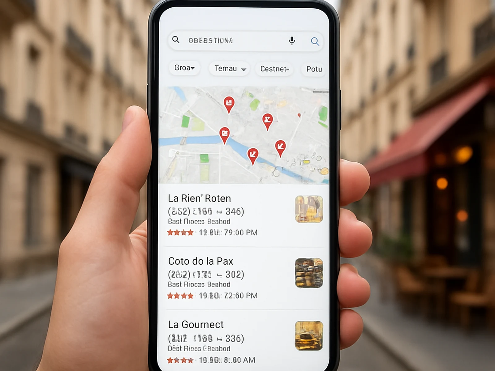 Local SEO France results